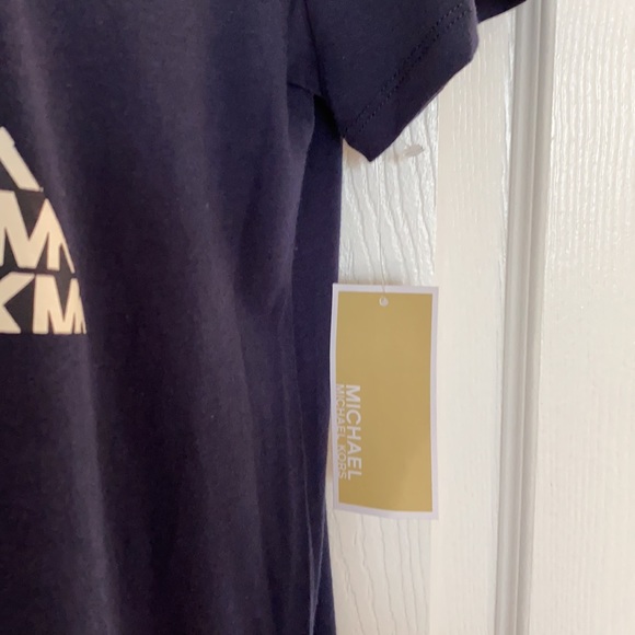 MICHAEL KORS WOMENS MK LOGO T-SHIRT - Picture 3 of 5